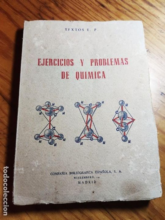 Libros de segunda mano de ciencias: Ejercicios y problemas de qu&iacute;mica. Textos E. P. 1959. - Foto 1