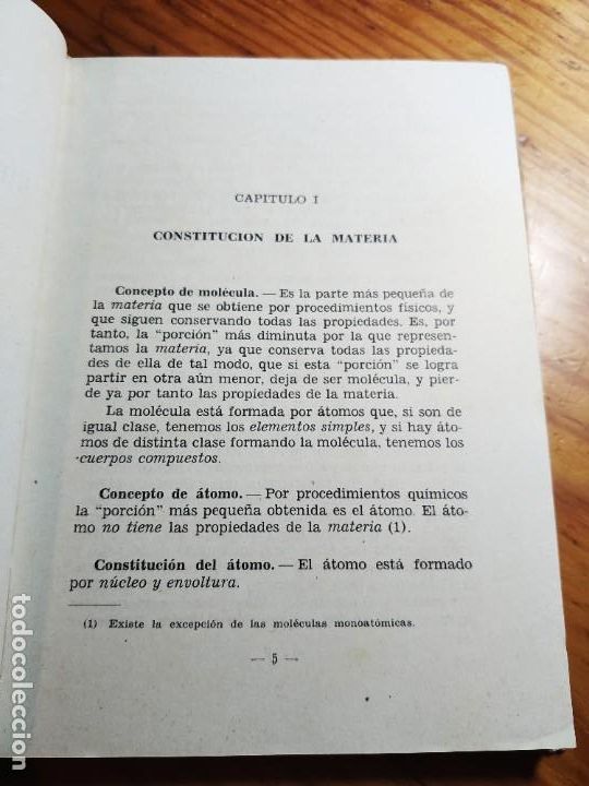 Libros de segunda mano de ciencias: Ejercicios y problemas de qu&iacute;mica. Textos E. P. 1959. - Foto 4