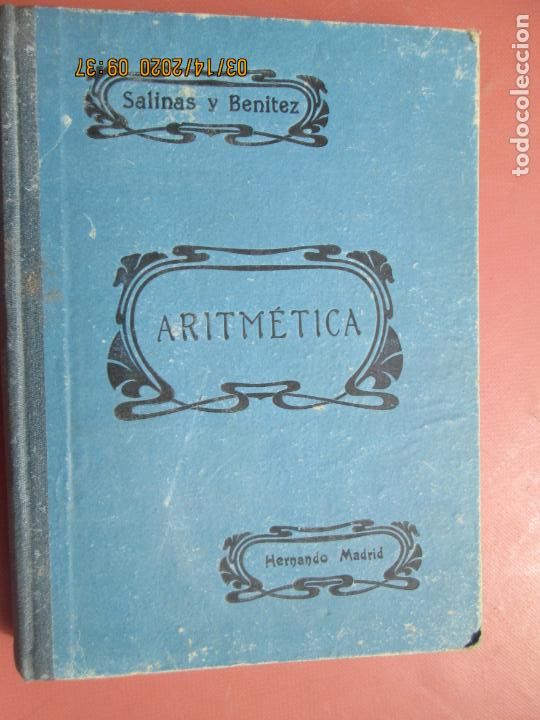 Libros de segunda mano de ciencias: ARITM&Eacute;TICA - SALINAS Y BENITEZ - HERNANDO MADRID 1943. - Foto 1