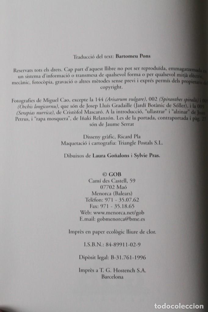 Libros de segunda mano: Miguel Cao - Les flors de Menorca - GOB Menorca - Foto 4