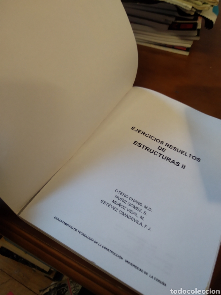 Libros de segunda mano de ciencias: EJERCICIOS RESUELTOS. ESTRUCTURAS 2 #4405 - Foto 3