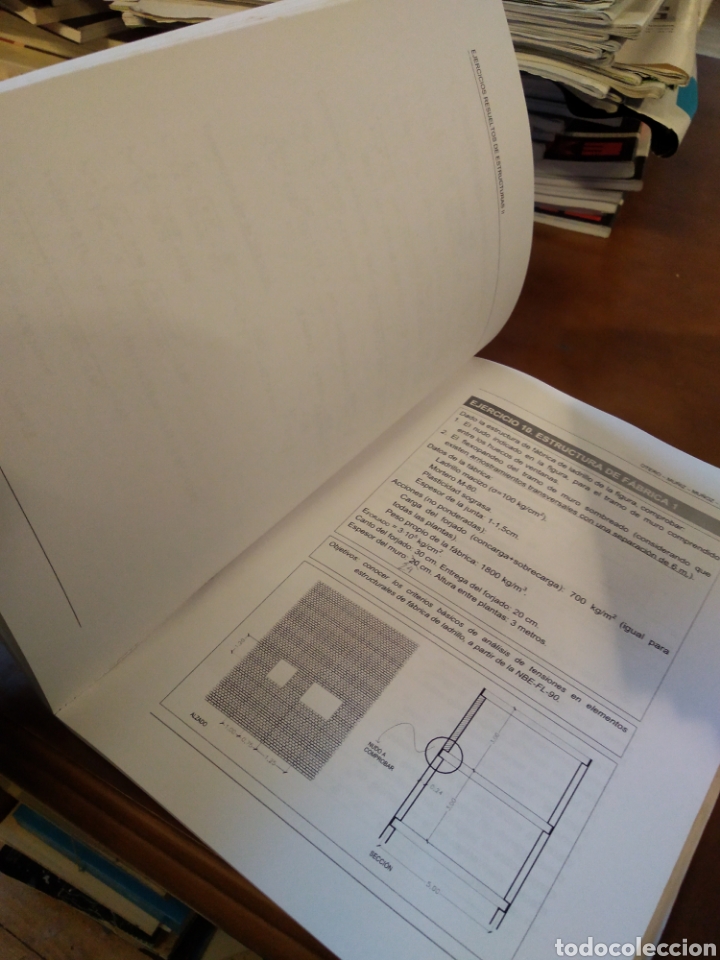 Libros de segunda mano de ciencias: EJERCICIOS RESUELTOS. ESTRUCTURAS 2 #4405 - Foto 5
