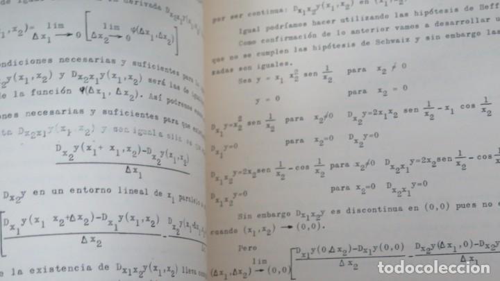 Libros de segunda mano de ciencias: LECCIONES SOBRE FUNCIONES DE VARIAS VARIABLES. JOSE LUIS LOPEZ RUIZ - Foto 2