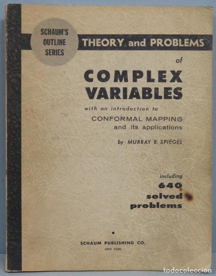 Libros de segunda mano de ciencias: THEORY AND PROBLEMS OF COMPLEX VARIABLES. SPIEGEL - Foto 1