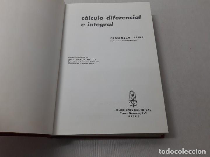 Libros de segunda mano de ciencias: Calculo diferencial e integral - Erwe, Friedhelm 4589 - Foto 4