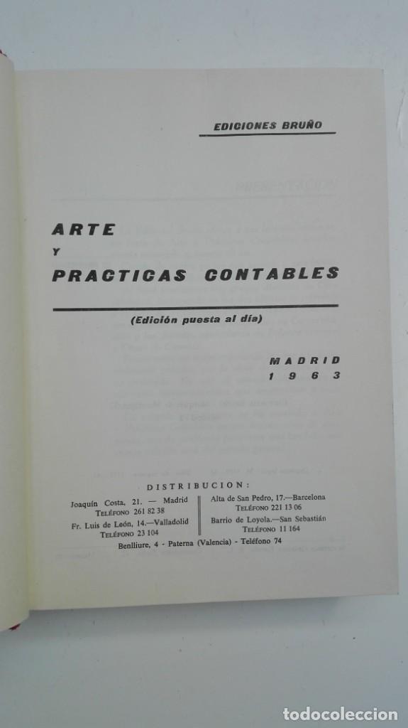 Libros de segunda mano de ciencias: Arte y pr&aacute;cticas contables 1963 ediciones Bru&ntilde;o - Foto 3