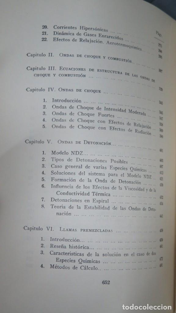 Libros de segunda mano de ciencias: PROBLEMAS MATEMATICOS DE LA MECANICA DE FLUIDOS. ESTRUCTURA DE LAS ONDAS DE CHOQUE Y COMBUSTION. DED - Foto 4