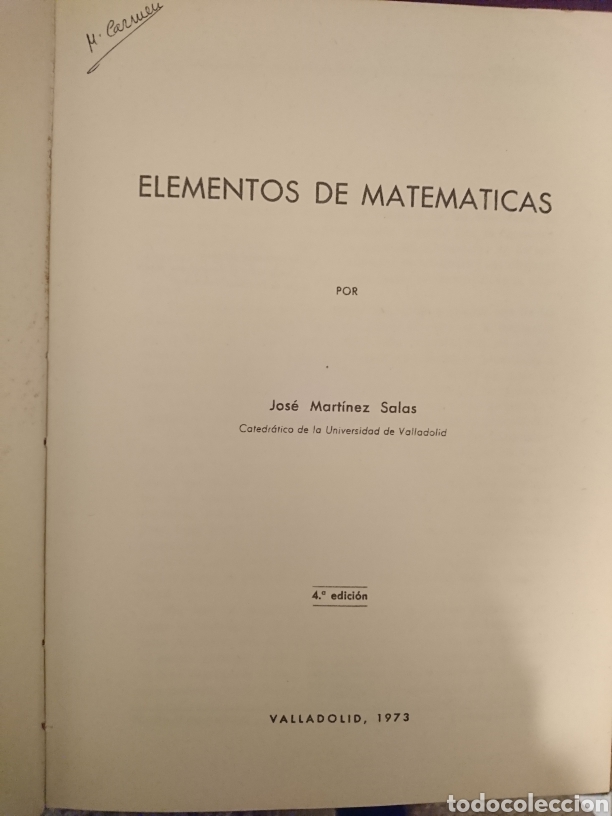 Libros de segunda mano de ciencias: Elementos de matem&aacute;ticas - Foto 2
