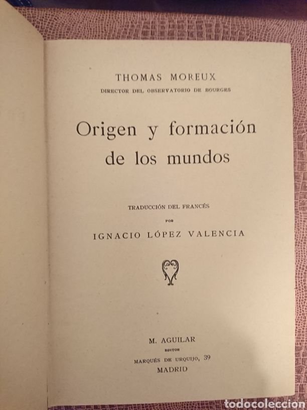 Libros de segunda mano de ciencias: Origen y formaci&oacute;n de los mundos - Foto 2