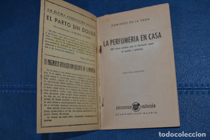 Libros de segunda mano de ciencias: LA PERFUMERIA EN CASA - Foto 2