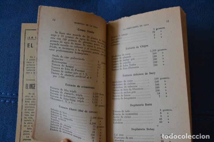 Libros de segunda mano de ciencias: LA PERFUMERIA EN CASA - Foto 3