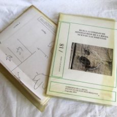 Libros de segunda mano: HUELLAS FÓSILES DE DINOSAURIOS DE LA LA RIOJA: NUEVOS YACIMIENTOS 1995, LIBRO + PLANOS DE YACIMIENTO