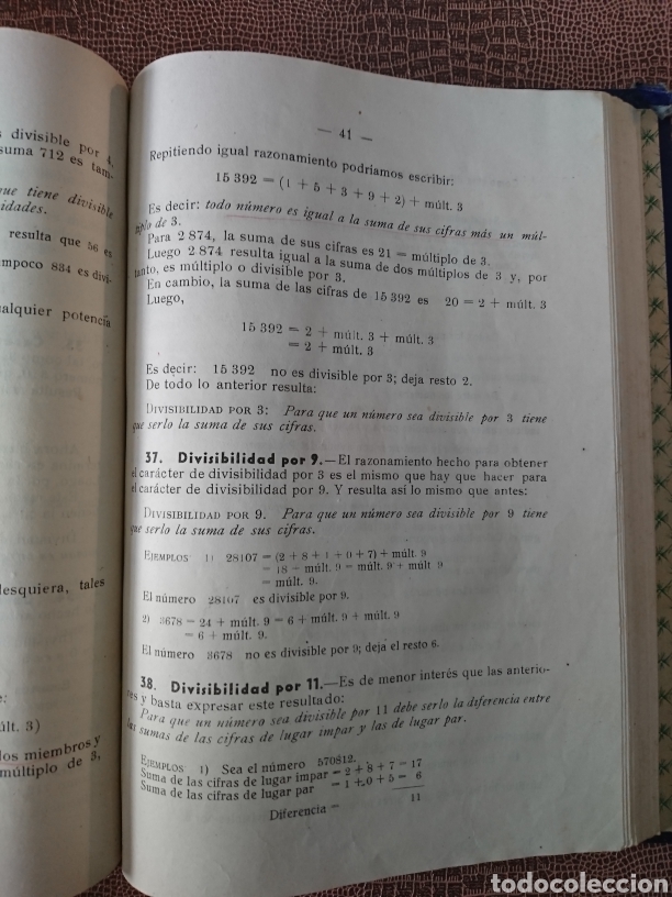 Libros de segunda mano de ciencias: Aritm&eacute;tica - Foto 3