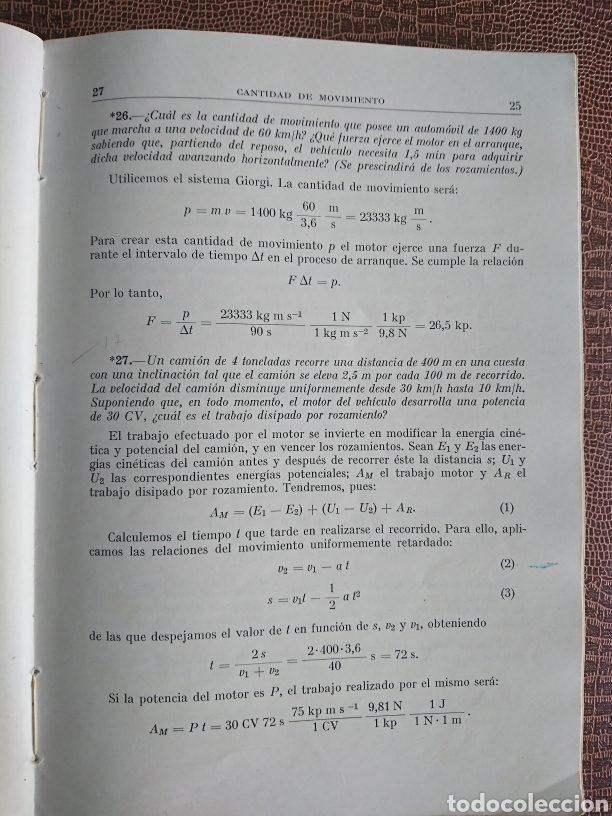 Libros de segunda mano de ciencias: Problemas de f&iacute;sica. 1961 - Foto 3