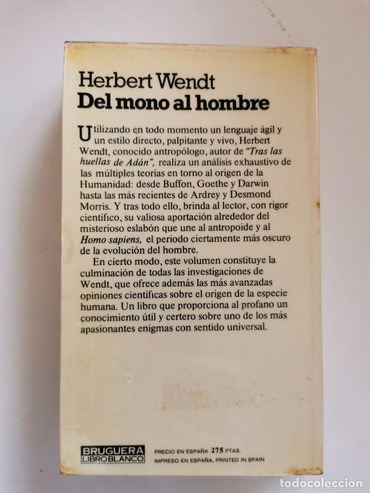 Libros de segunda mano: DEL MONO AL HOMBRE. (HERBERT WENDT) - Foto 3
