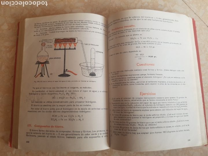 Libros de segunda mano de ciencias: Quimica Quinto Curso 1961 Ediciones S. M. - Foto 4