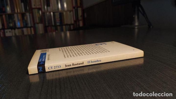 Libros de segunda mano: EL HOMBRE.  JEAN ROSTAND.  Editorial: ALIANZA EDITORIAL - Foto 3