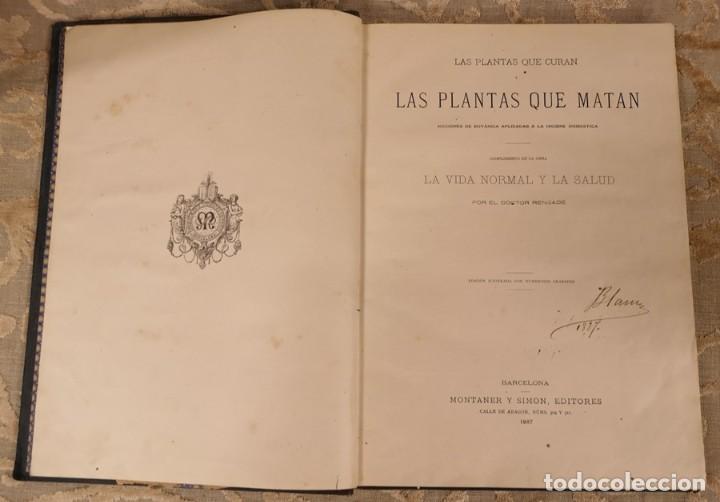 Libros de segunda mano: Las plantas que curan y las plantas que matan - Foto 4