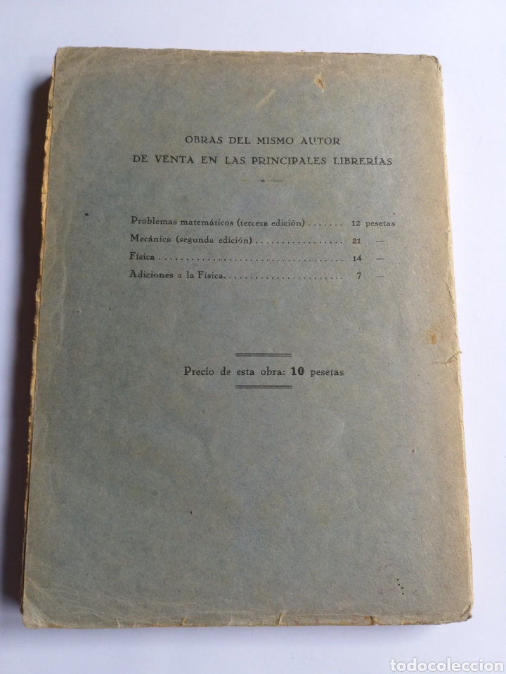 Libros de segunda mano de ciencias: Problemas matem&aacute;ticos . Manuel Salazar e Ib&aacute;&ntilde;es. 1926 . . Matenumeros - Foto 4