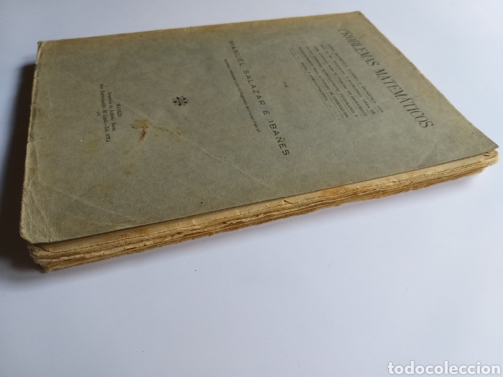Libros de segunda mano de ciencias: Problemas matem&aacute;ticos . Manuel Salazar e Ib&aacute;&ntilde;es. 1926 . . Matenumeros - Foto 6