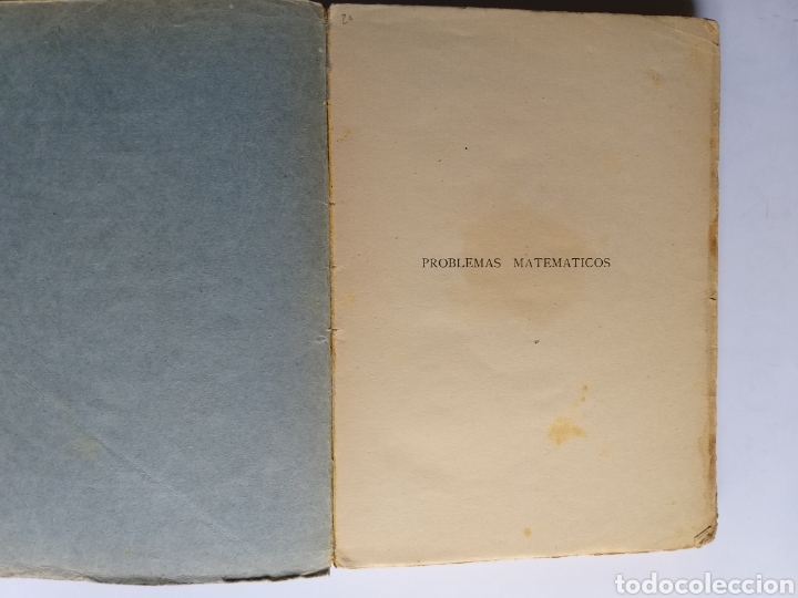 Libros de segunda mano de ciencias: Problemas matem&aacute;ticos . Manuel Salazar e Ib&aacute;&ntilde;es. 1926 . . Matenumeros - Foto 8