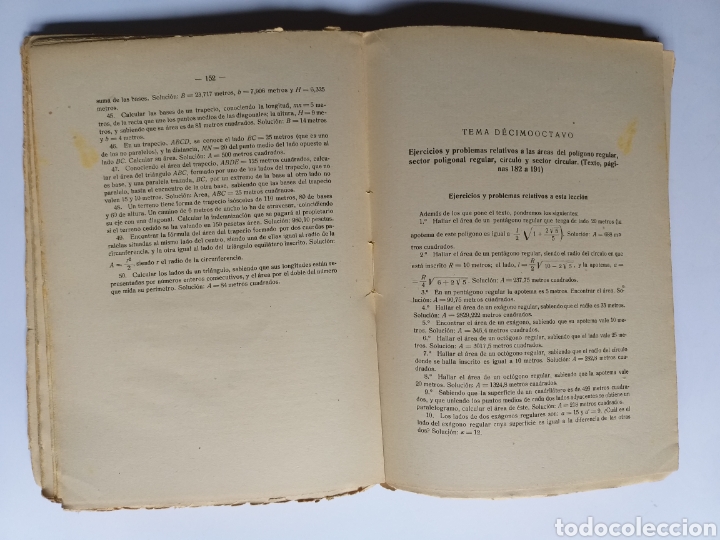 Libros de segunda mano de ciencias: Problemas matem&aacute;ticos . Manuel Salazar e Ib&aacute;&ntilde;es. 1926 . . Matenumeros - Foto 15