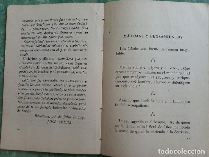 Libros de segunda mano: Las Setas en Catalu&ntilde;a. Juan Bad&oacute; Calv&oacute;. - Foto 3