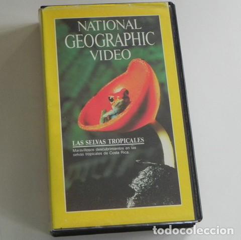 Libros de segunda mano: DOCUMENTAL VHS LAS SELVAS TROPICALES - NATIONAL GEOGRAPHIC COSTA RICA BIOLOG&Iacute;A NATURALEZA -NO LIBRO