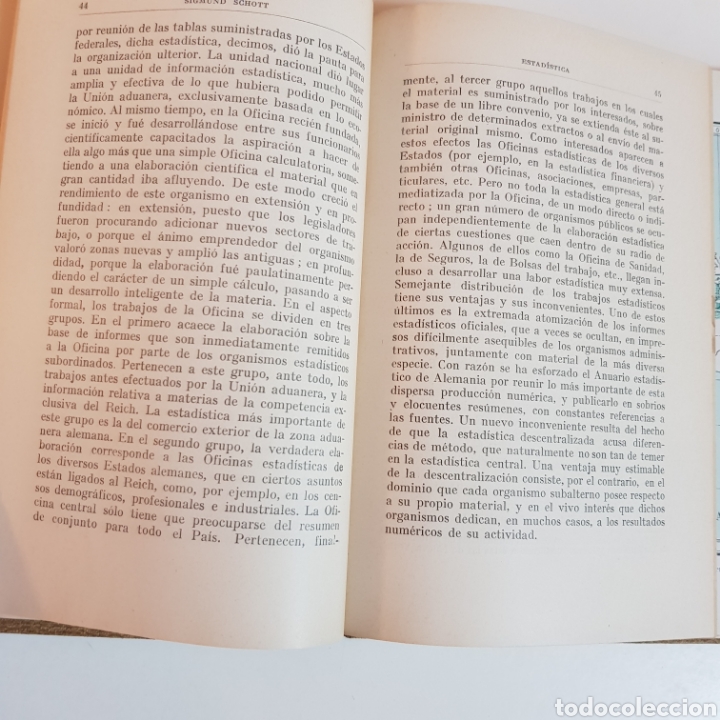 Libros de segunda mano de ciencias: ESTADISTICA 1928 SIGMUND SCHOTT - COLECCION LABOR - Foto 4