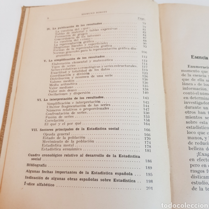 Libros de segunda mano de ciencias: ESTADISTICA 1928 SIGMUND SCHOTT - COLECCION LABOR - Foto 9