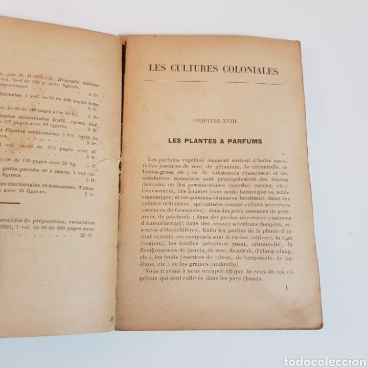 Libros de segunda mano: PLANTES A PARFUMS - TABAC - H. JUMELLE PETITE BIBLIOTEQUE AGRICOLE COLONIALE - Foto 4