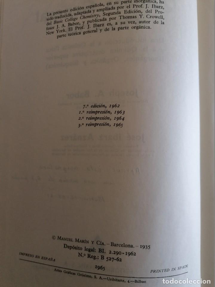 Libros de segunda mano de ciencias: QUIMICA GENERAL MODERNA - Foto 4