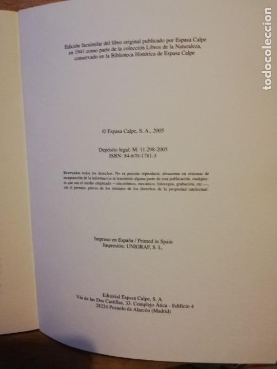 Libros de segunda mano: Los animales salvajes. Espasa Calpe. Facs&iacute;mil - Foto 2
