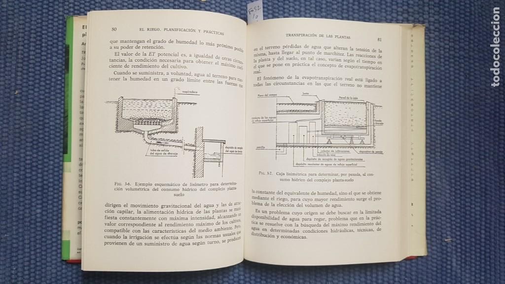 Libros de segunda mano: Trisoldi, &Aacute;ngel: El riego. Planificaci&oacute;n y pr&aacute;cticas - Foto 3