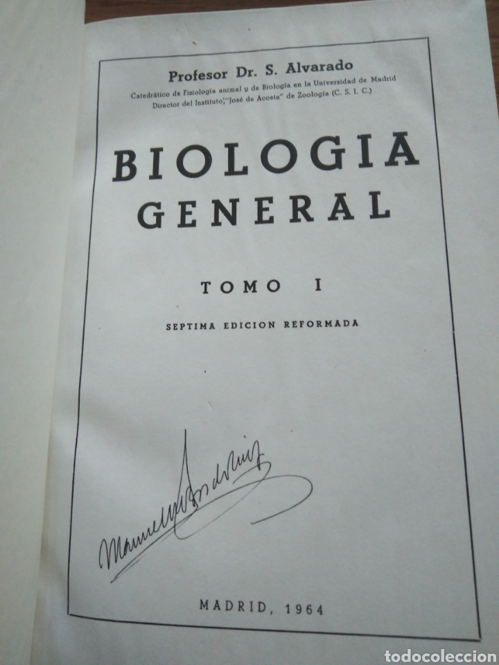Libros de segunda mano: ALVARADO. BIOLOGIA GENERAL - Foto 1