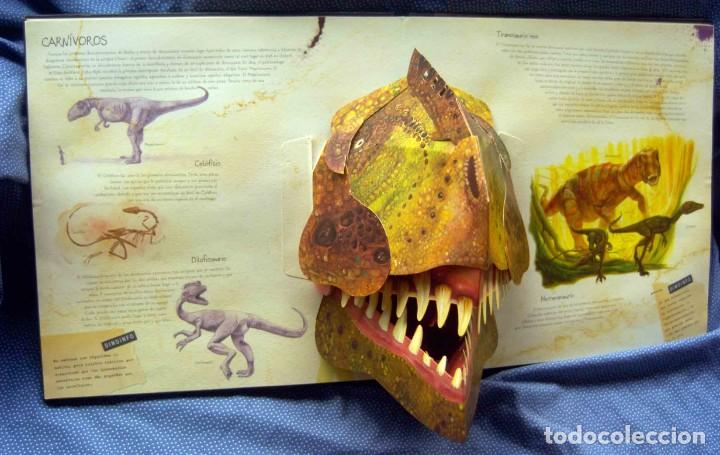 Libros de segunda mano: DINOSAURIOS PLANETA JUNIOR. LIBRO EN POP UP - DESPLEGABLES - Foto 3