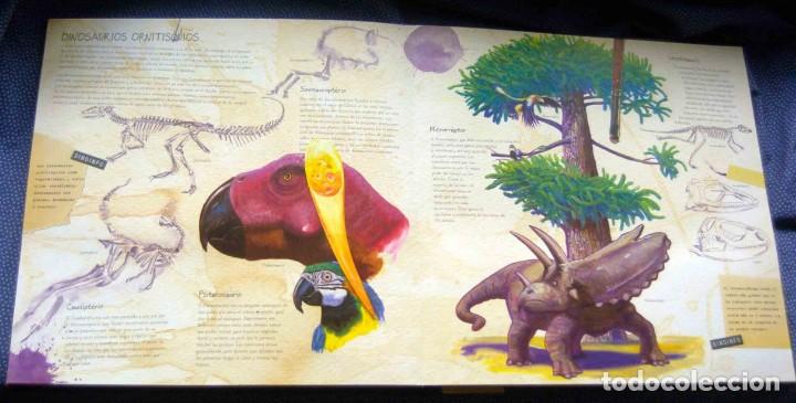 Libros de segunda mano: DINOSAURIOS PLANETA JUNIOR. LIBRO EN POP UP - DESPLEGABLES - Foto 4
