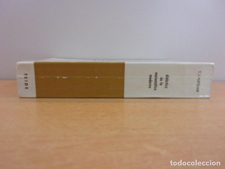 Libros de segunda mano de ciencias: DID&Aacute;CTICA DE LA MATEM&Aacute;TICA MODERNA EN LA ENSE&Ntilde;ANZA MEDIA / 2&ordf; EDICI&Oacute;N 1971. TEIDE - Foto 5