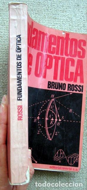 Libros de segunda mano de ciencias: Fundamentos de &oacute;ptica, de Bruno Rossi - Foto 2