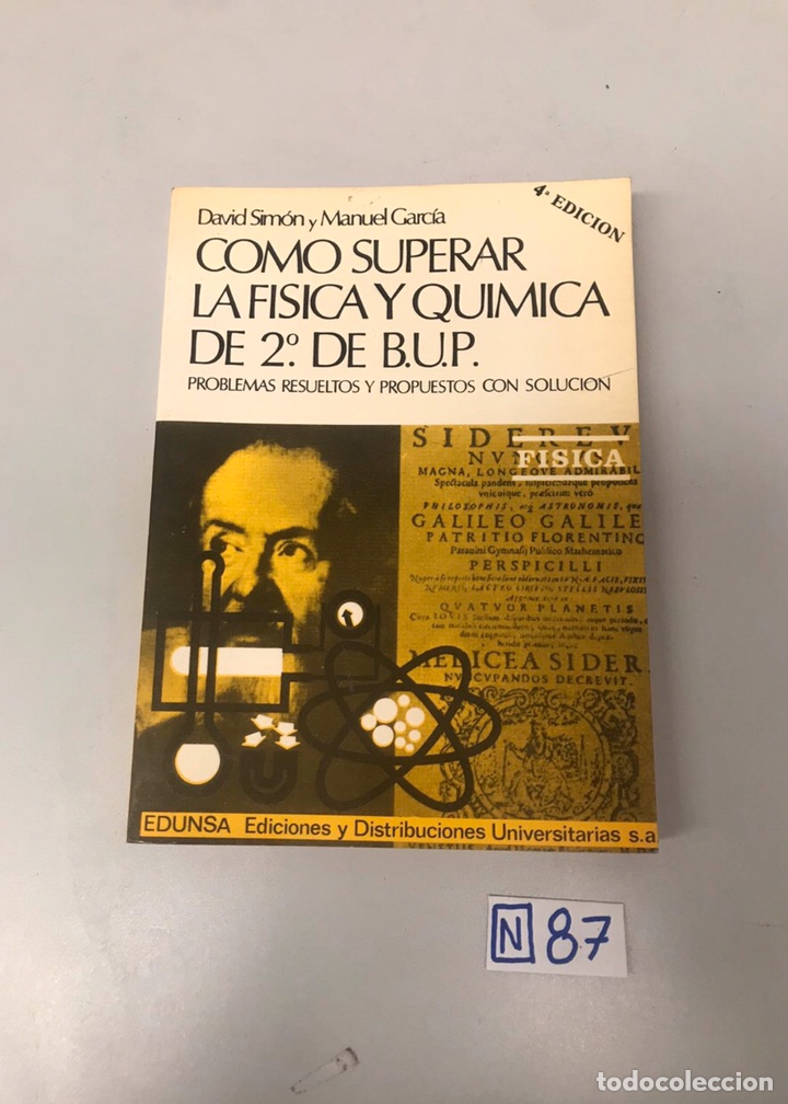 Libros de segunda mano de ciencias: COMO SUPERAR LA F&Iacute;SICA Y QU&Iacute;MICA DE 2 DE BUP - Foto 1