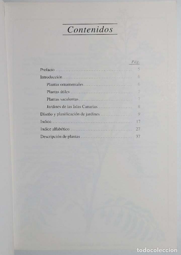Libros de segunda mano: JARDINES DE CANARIAS. DAVID Y ZO&Euml; I. BRAMWELL. 1995. - Foto 3