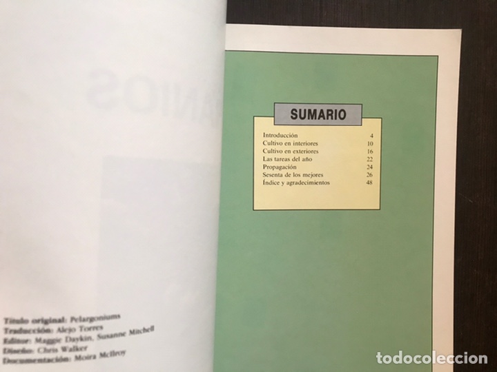 Libros de segunda mano: Geranios. Blume - Foto 3