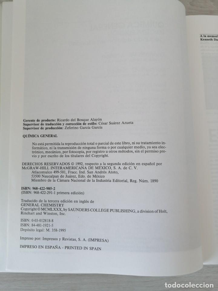 Libros de segunda mano de ciencias: Qu&iacute;mica general - Foto 5