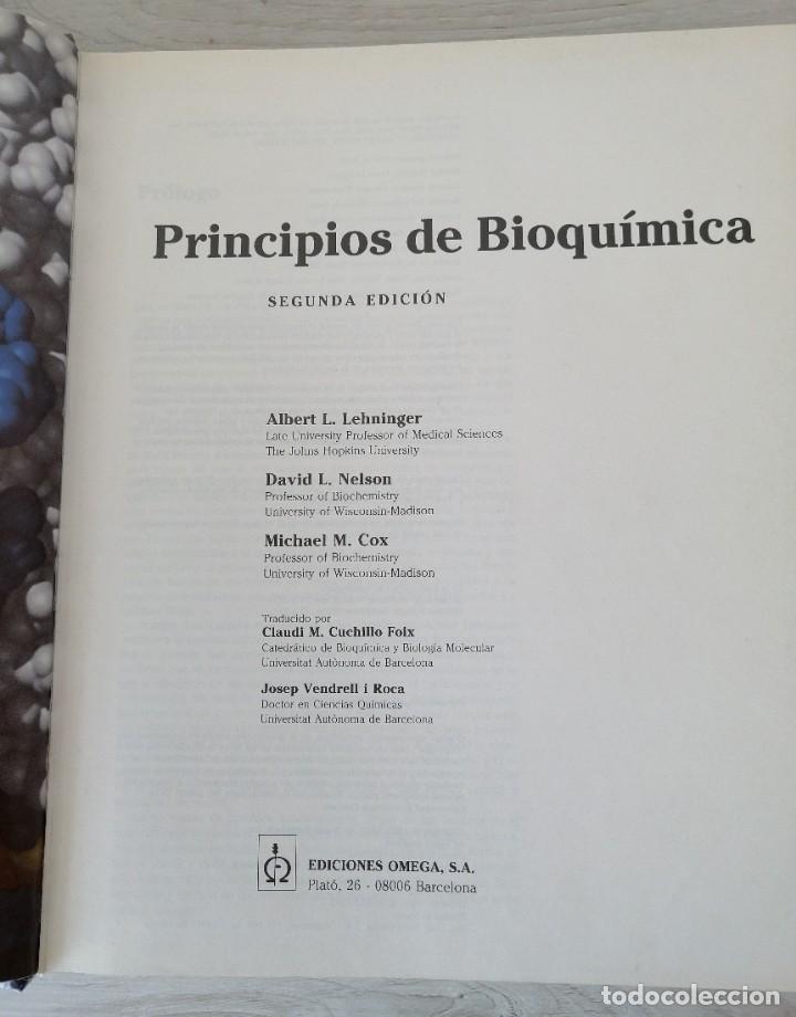 Libros de segunda mano de ciencias: Principios de bioqu&iacute;mica - Foto 4