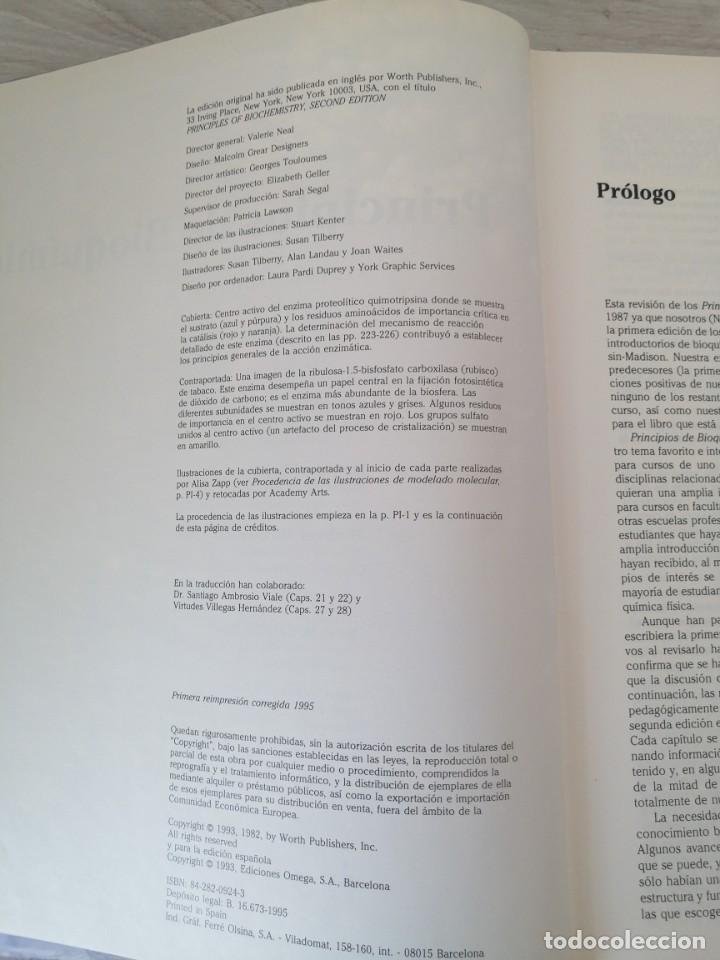 Libros de segunda mano de ciencias: Principios de bioqu&iacute;mica - Foto 5