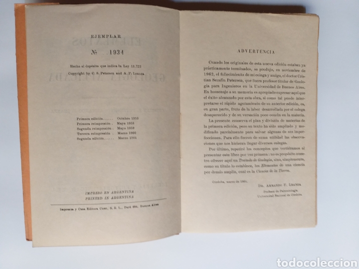 Libros de segunda mano: Elementos de Geolog&iacute;a aplicada C. S. Petersen y F.Leanza 1964 . - Foto 10