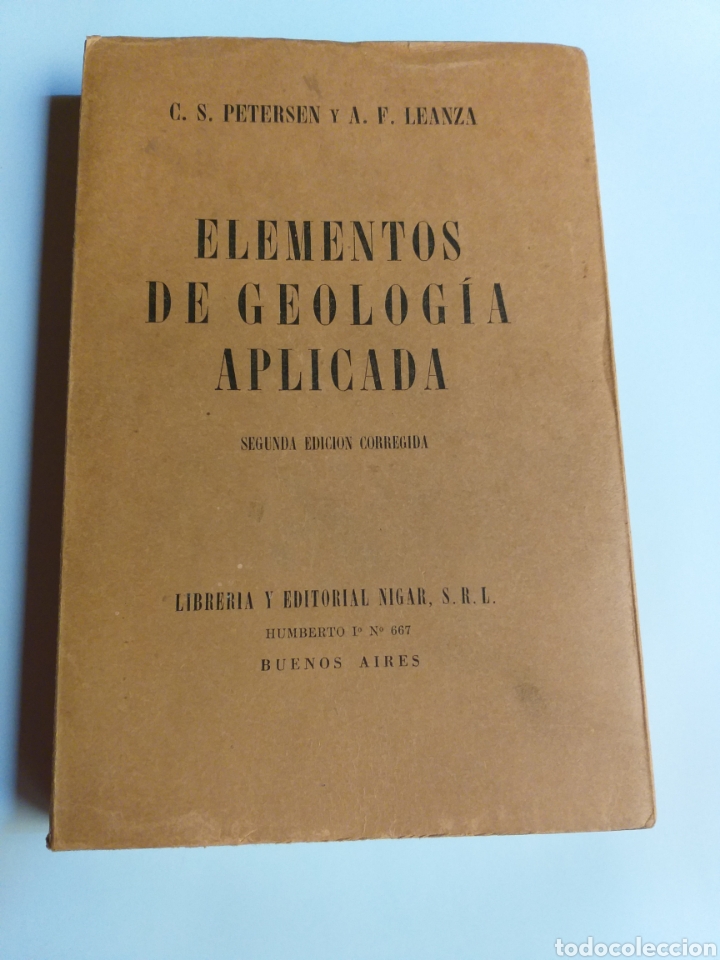 Libros de segunda mano: Elementos de Geolog&iacute;a aplicada C. S. Petersen y F.Leanza 1964 . - Foto 1