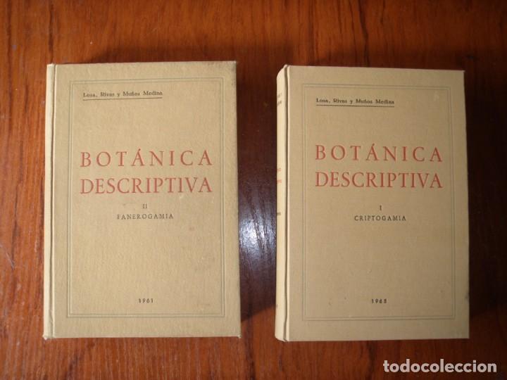 Libros de segunda mano: DOS TOMOS BOT&Aacute;NICA DESCRIPTIVA LOSA RIVAS Y MU&Ntilde;OZ MEDINA - Foto 1