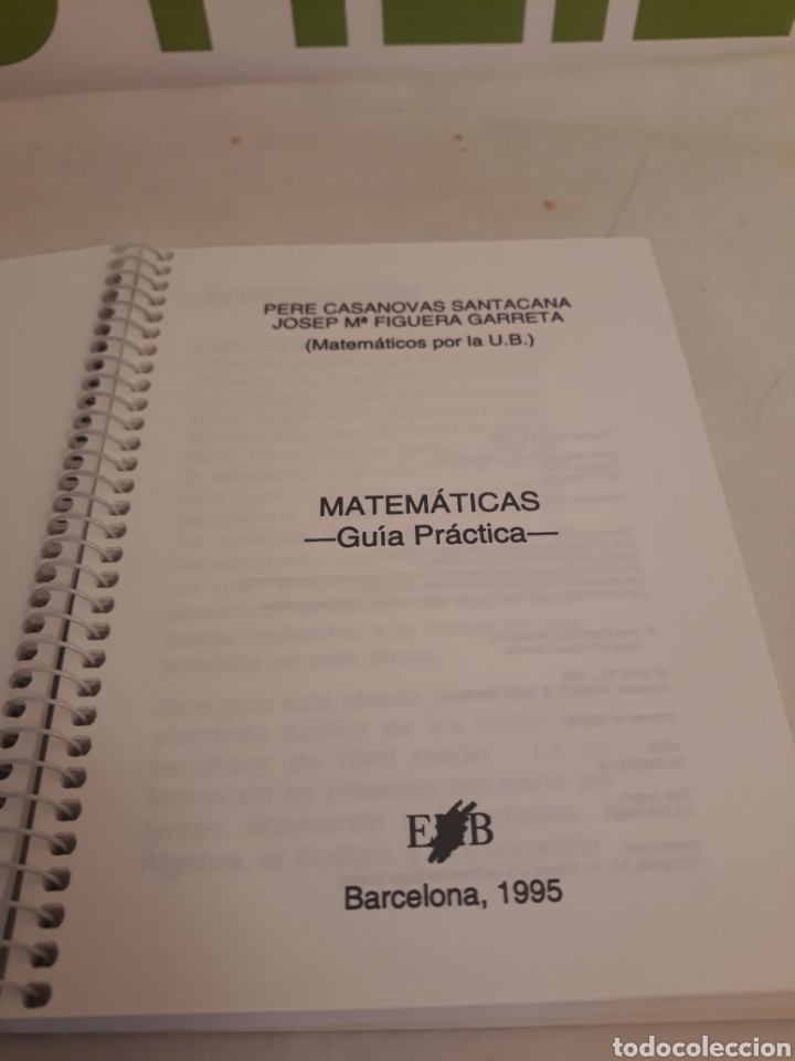 Libros de segunda mano de ciencias: Matematicas. Guia practica. EUB. - Foto 2