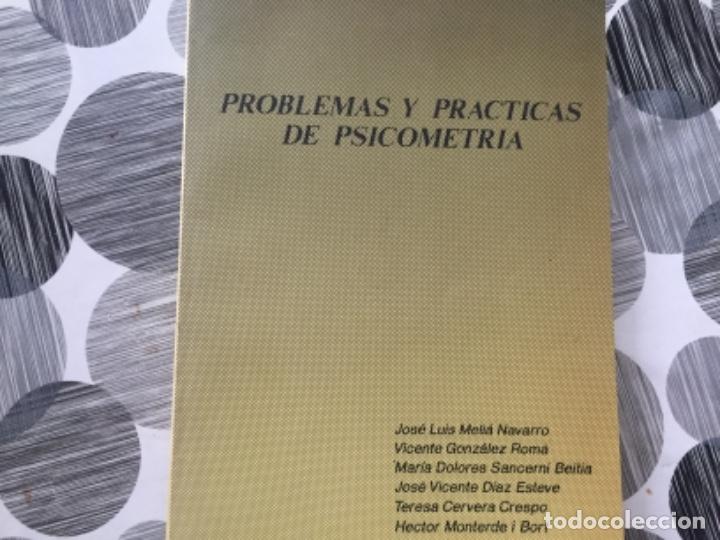 Libros de segunda mano de ciencias: Problemas y pr&aacute;cticas de psicometr&iacute;a. - Foto 1